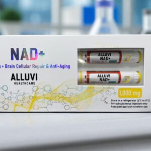NAD+ 1000mg injection vial - research grade nicotinamide adenine dinucleotide with 99% purity HPLC verified